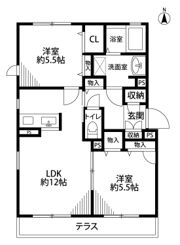 カサベルデYASHIROの間取り画像