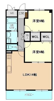 マノワールの間取り画像