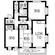 タウンハウス郷 B棟の間取り画像