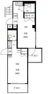 クレッセントの間取り画像