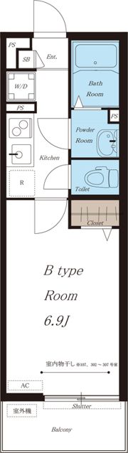 リブリ・グランコート新羽の間取り画像