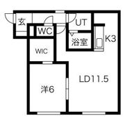 blanc(ブラン)本町の間取り画像