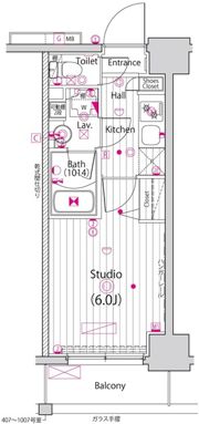 ガーラ・ステーション東神奈川の間取り画像