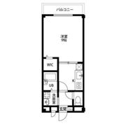 アンプルールフェール 六反の間取り画像