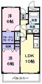 VILLAGE水車の間取り画像