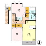 プレジール Cの間取り画像