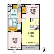 シャン・ド・フルールの間取り画像