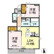 泉区上飯田町AK計画の間取り画像