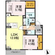プレジールの間取り画像