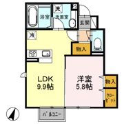 Arietta与原 B棟の間取り画像