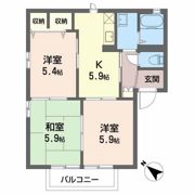 メゾンクレール Aの間取り画像