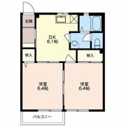 サニーコート Bの間取り画像