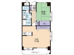 藤本ビルNo．7吉野町の間取り画像