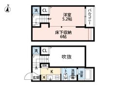 CRASTINE南熊本(クラスティーネミナミクマモト)の間取り画像