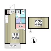 フロンティアⅠA棟の間取り画像