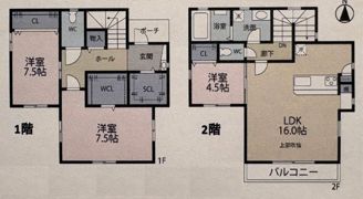 グーフォドーロ城乾の間取り画像