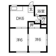 フォーブル金森Bの間取り画像