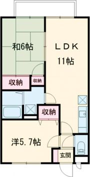 シェーヌ東生駒の間取り画像