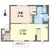 ディアス咲田の間取り画像