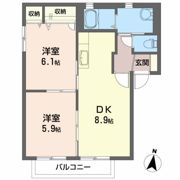 インターヴィレッジBの間取り画像