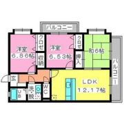 シャルマン室見の間取り画像