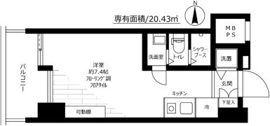 ルネ御苑プラザの間取り画像