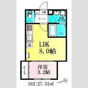 河原町レジデンスA棟の間取り画像