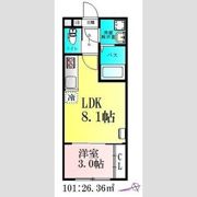 河原町レジデンスB棟の間取り画像