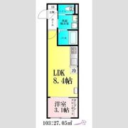 河原町レジデンスB棟の間取り画像