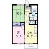 アイリスAの間取り画像