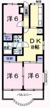 ベルクハウスの間取り画像