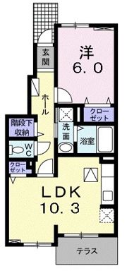 STUDIO．Mの間取り画像