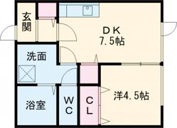 ジークブラウ千歳の間取り画像