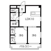 プリンセス瓦町の間取り画像