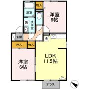 プラティーク茨島の間取り画像