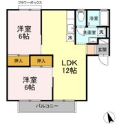 パークセジュール Bの間取り画像