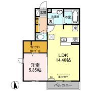 D-roomTODA Front Court Bの間取り画像