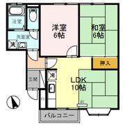 ジュネス定田の間取り画像