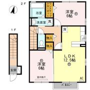 カーサ竹原の間取り画像