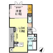 (仮称)D-ROOM甲府市国母 A棟の間取り画像
