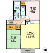 セジュールタイガー A棟の間取り画像