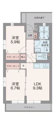 アンジェリカの間取り画像