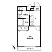 アンプルール クラージュ堀内の間取り画像