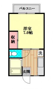 サンシティ長岡の間取り画像