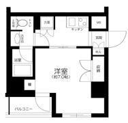 パレステュディオ新宿パークサイドの間取り画像