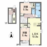 ジュジョールBの間取り画像