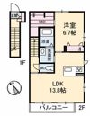 カーサ大町Iの間取り画像