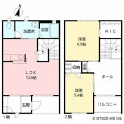 パルモ花みづき W棟の間取り画像