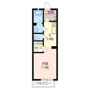 イーストDの間取り画像
