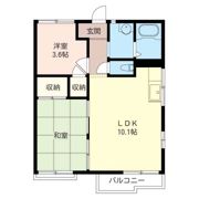 コーポ影取 IIIの間取り画像